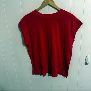 Vibrant Red Short Sleeve Women's Tee